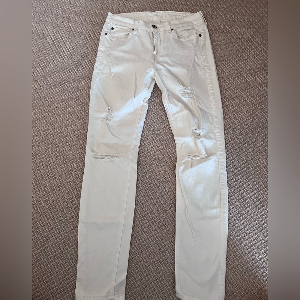 7 for all mankind, ankle skinny jeans